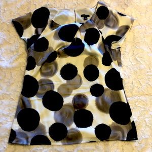 Ann Taylor spotted blouse